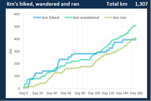 Km by foot 2